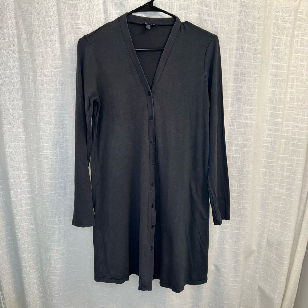 Eileen Fisher‎ Button-Down Long Tencel™ Cardigan Size XS